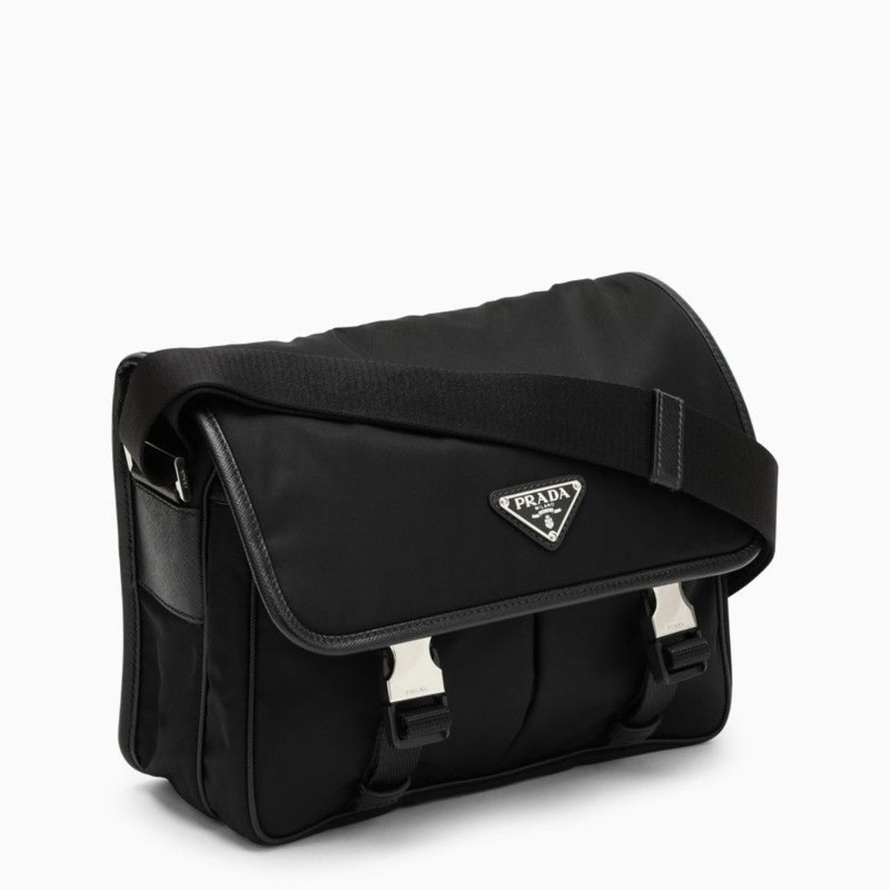 Prada Black Re-Nylon Messenger Bag - Picture 3 of 6